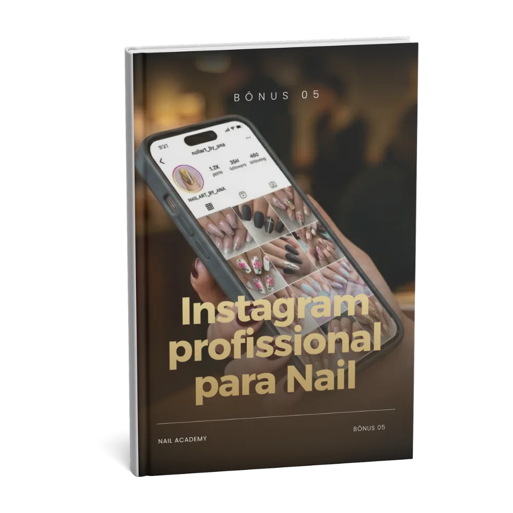 Mockup do bônus Instagram Profissional pra Nail